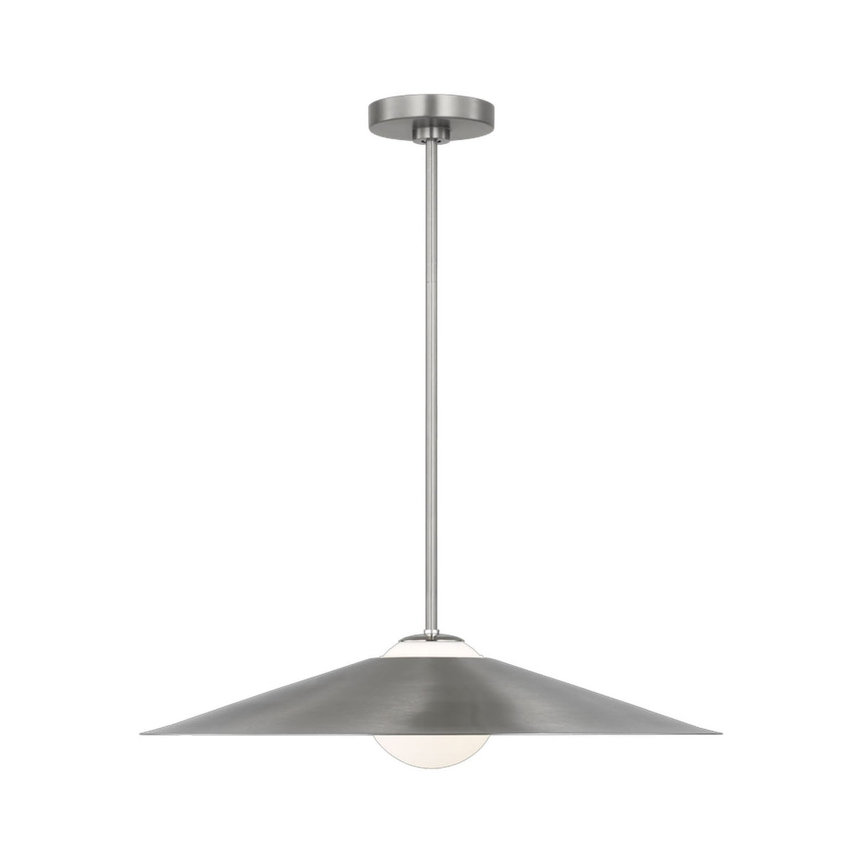 Braxton Pendant 24", Brushed Nickel