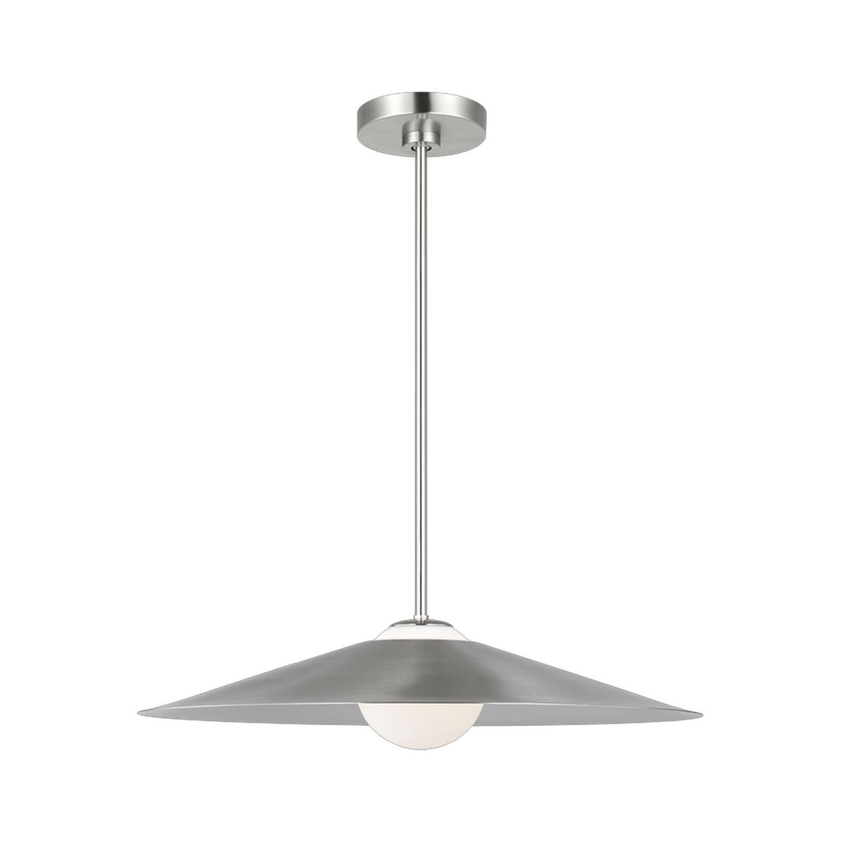 Braxton Pendant 24", Brushed Nickel