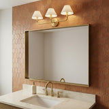 Altair 3 Light Vanity, Modern Brass