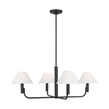 Altair 4 Light Chandelier 34", Aged Iron