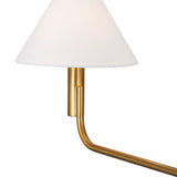 Altair 5 Light Chandelier 40", Modern Brass