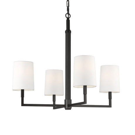 Andrew 4 Light Chandelier 27", Aged Iron