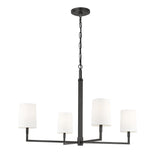 Andrew 4 Light Chandelier 36", Aged Iron