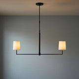 Andrew Linear Pendant 50", Aged Iron