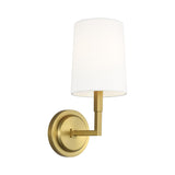 Andrew Wall Sconce 12", Modern Brass