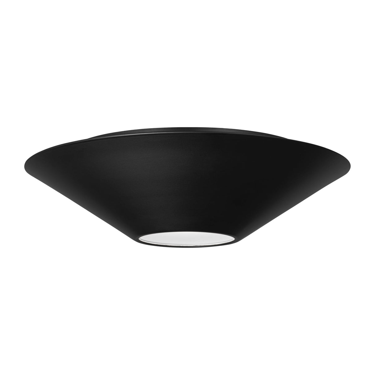 Belvin LED Flush Mount 12", Matte Black