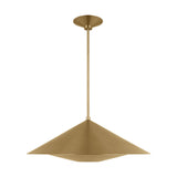 Belvin Large Pendant 24", Modern Brass