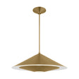 Belvin Large Pendant 24", Modern Brass
