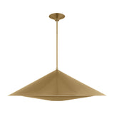 Belvin Extra Large Pendant 36", Modern Brass
