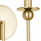 Anise Wall Sconce 15", Satin Brass