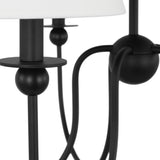 Anise 5 Light Chandelier 30", Matte Black