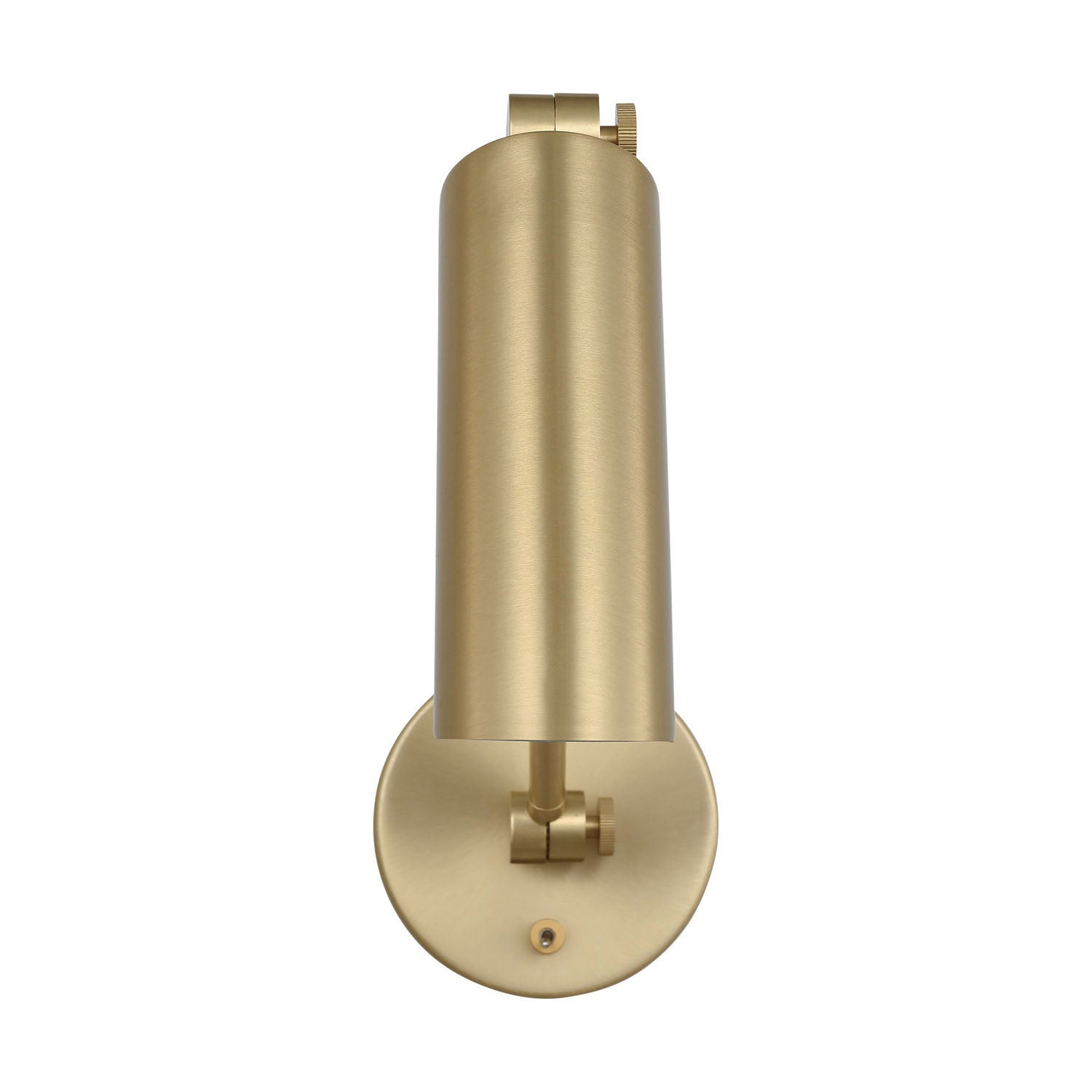 Nilo Adjustable One Arm Wall Light, Satin Brass