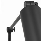Nilo Adjustable Two Arm Wall Light, Matte Black