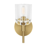 Emrys Wall Sconce 9", Modern Brass