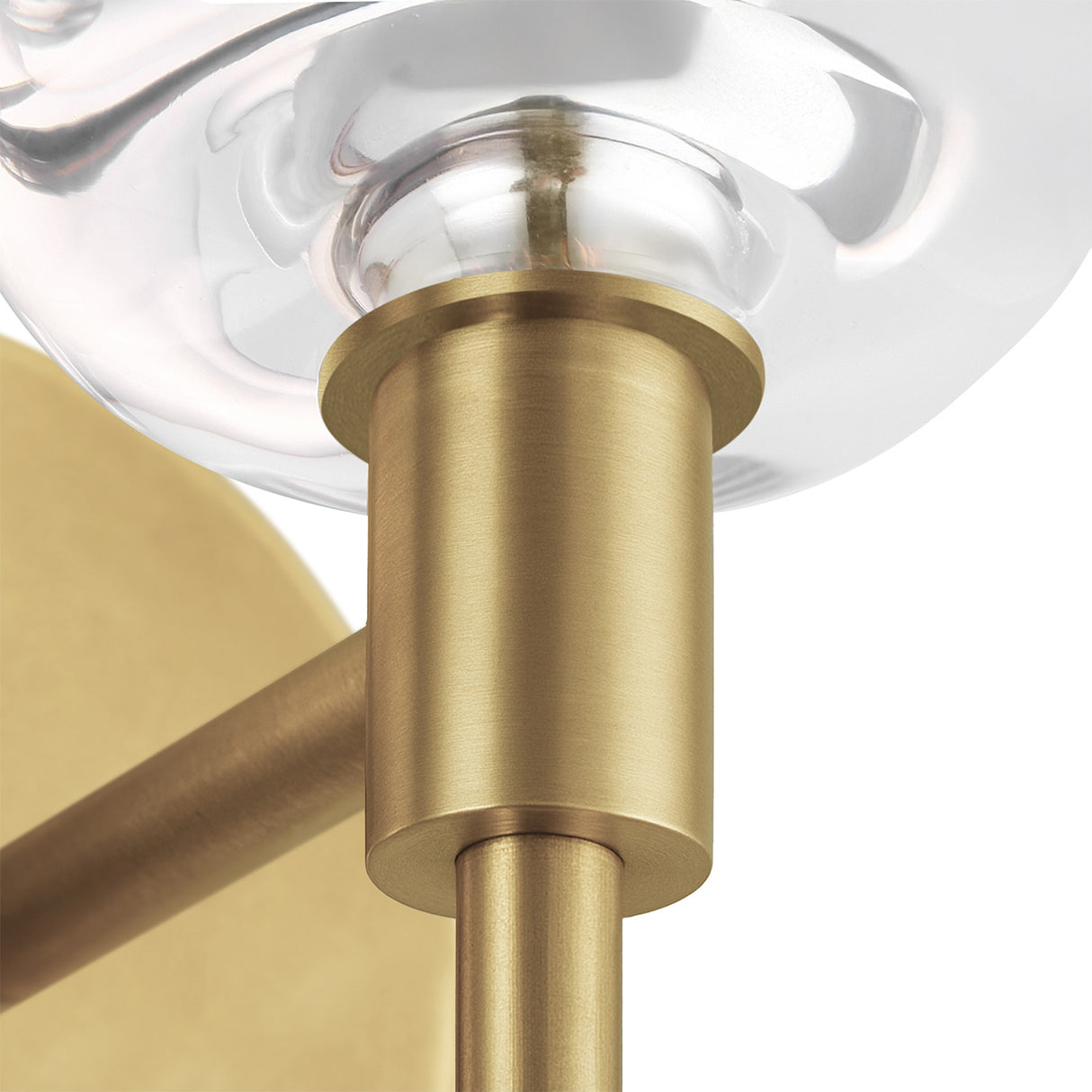 Emrys Wall Sconce 9", Modern Brass