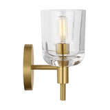 Emrys 2 Light Vanity, Modern Brass