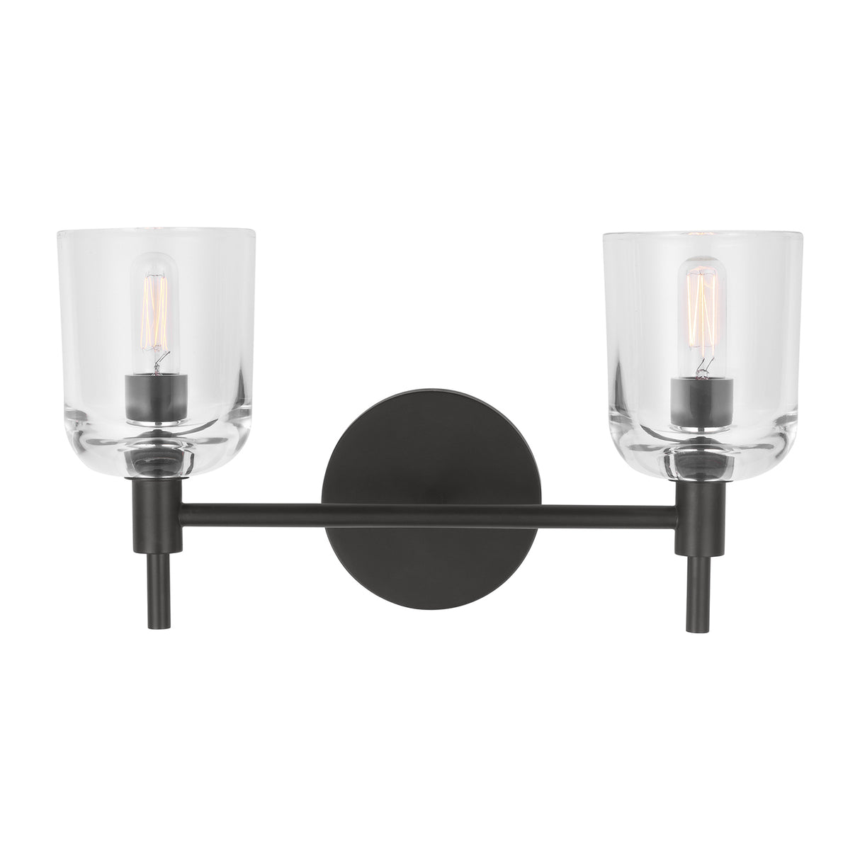 Emrys 2 Light Vanity, Aged Iron