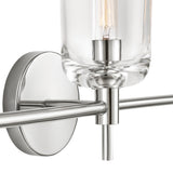 Emrys 3 Light Vanity, Polished Nickel