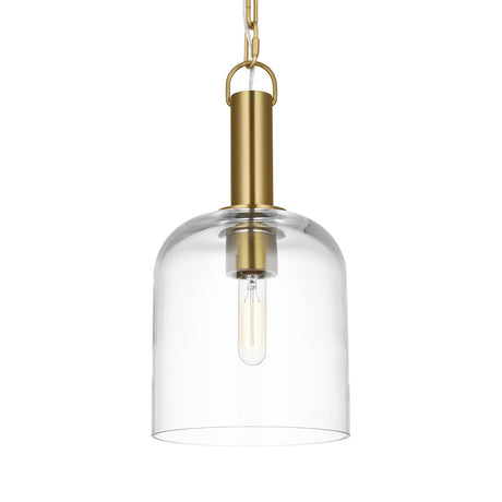 Emrys Pendant 8", Modern Brass
