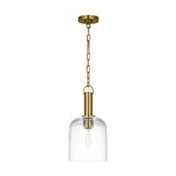 Emrys Pendant 8", Modern Brass