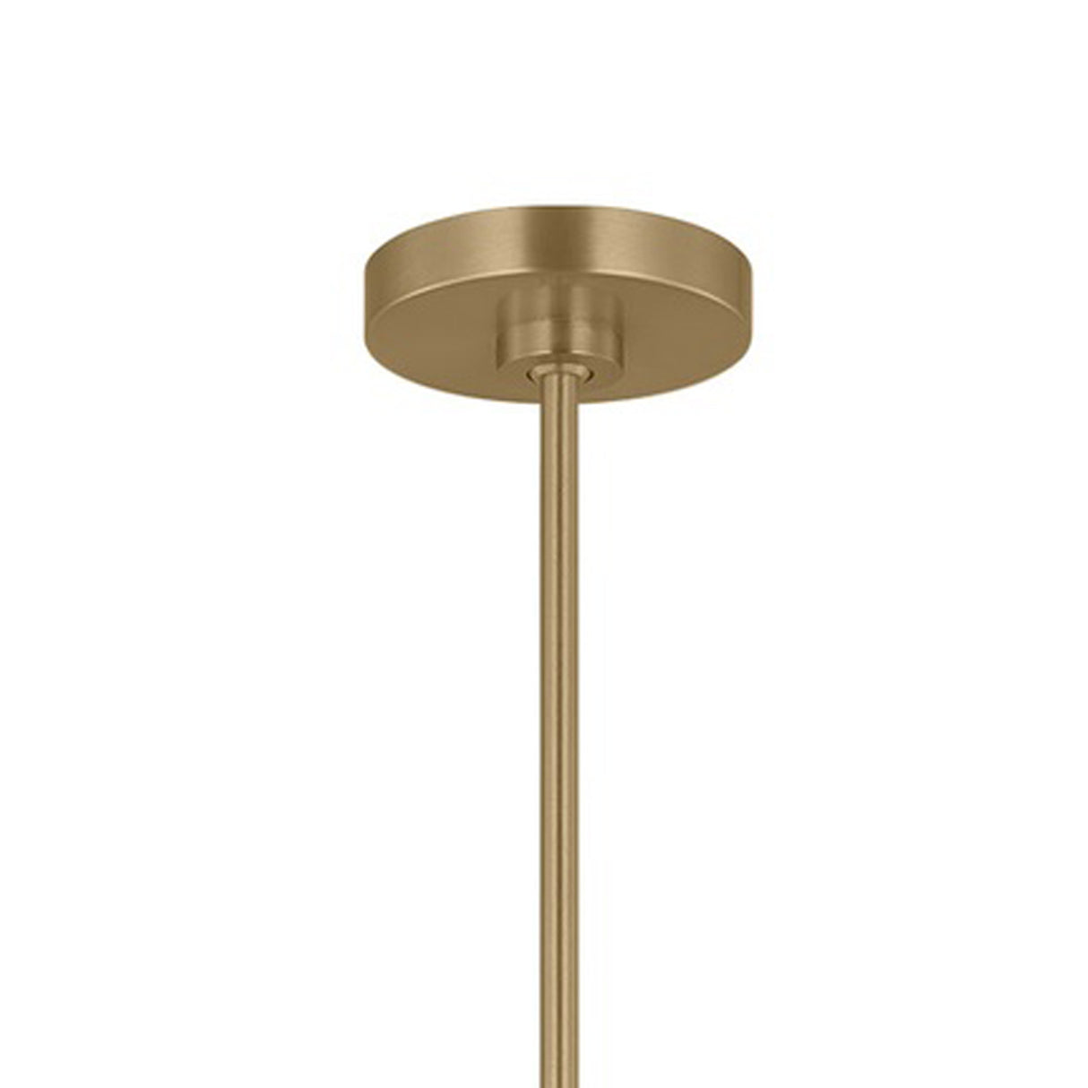 Dean 4 Light Chandelier 50", Satin Brass and Opal Glass