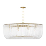 Amir Extra Large Chandelier 42", Modern Brass