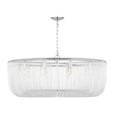 Amir Extra Large Chandelier 42", Polished Nickel