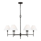 Bryson 6 Light Chandelier 36", Aged Iron