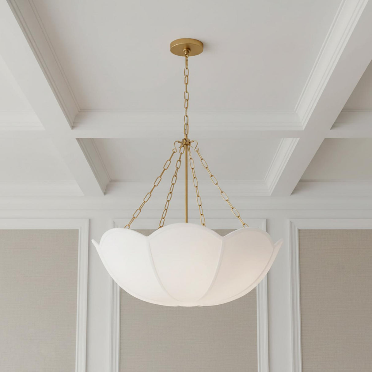 Ava Pendant 24", Modern Brass