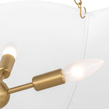 Ava Pendant 32", Modern Brass