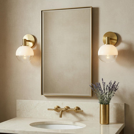 Merrick Wall Sconce 10", Modern Brass