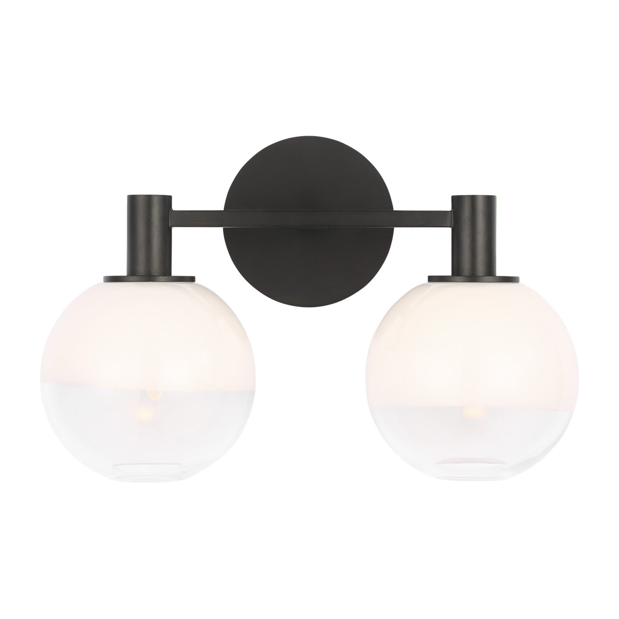 Merrick 2 Light Vanity, Aged Iron