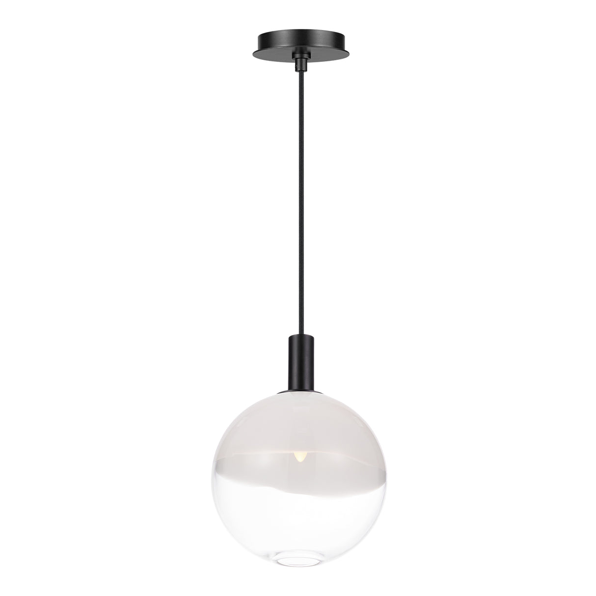 Merrick Pendant 8", Aged Iron