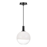 Merrick Pendant 8", Aged Iron