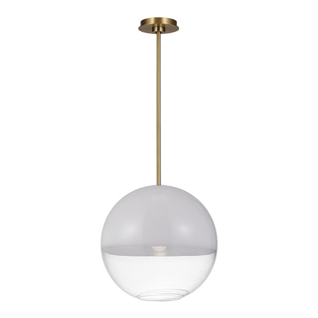 Merrick Pendant 14", Modern Brass