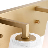 Margot 3 Light Vanity, Satin Brass