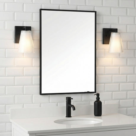 Margot Wall Sconce 8" for Modern home with White Subway Tile