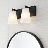 Margot 2 Light Vanity, Matte Black