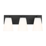 Margot 3 Light Vanity, Matte Black