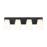 Margot 4 Light Vanity, Matte Black