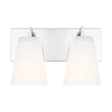 Margot 2 Light Vanity, Chrome