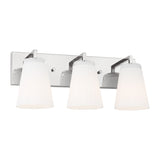 Margot 3 Light Vanity, Chrome