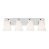 Margot 4 Light Vanity, Chrome