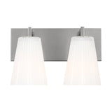 Margot 2 Light Vanity, Brushed Nickel