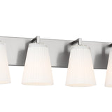 Margot 4 Light Vanity, Brushed Nickel