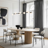 Veya 9 Light Linear Chandelier 49", Aged Iron and Milk Glass for Modern home with White Walls