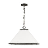 Gael Medium Pendant 22", Aged Iron