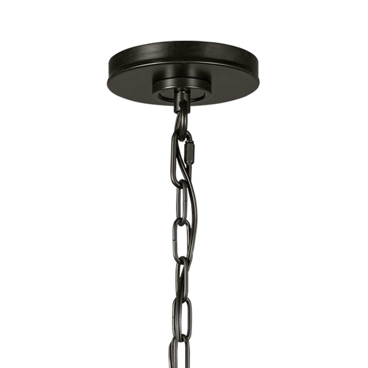 Gael Medium Pendant 22", Aged Iron