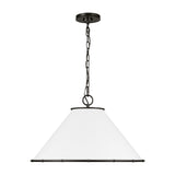 Gael Medium Pendant 22", Aged Iron