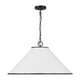 Gael Large Pendant 28", Aged Iron